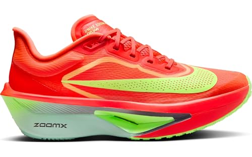 NIKE Zoom Fly 6, Sneaker Mujer, Bright Crimson Cave Purple Lime Blast, 38.5 EU
