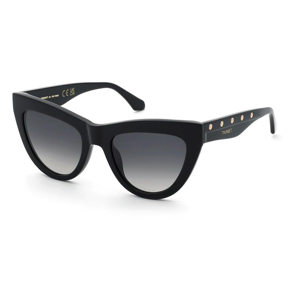 Twinset, SUNGLASSES, STW106-54-0700, SHINY BLACK, Female