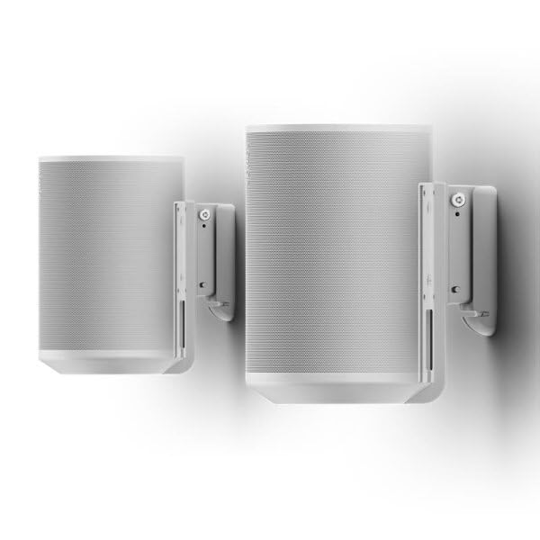 Flexson Soporte de Pared para SONOS ERA100 - Blanco (Par)