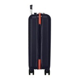 Joumma Disney Mickey Outline Maleta de Cabina Azul 40x55x20 cms Rígido 2,82 kgs Cierre TSA ABS 2,82 kgs 37L Equipaje de Mano