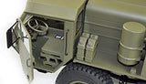 Amewi U.S. Camión 8 x 8 volquete 1:12, vehículo Militar teledirigido, Color Verde (22437)