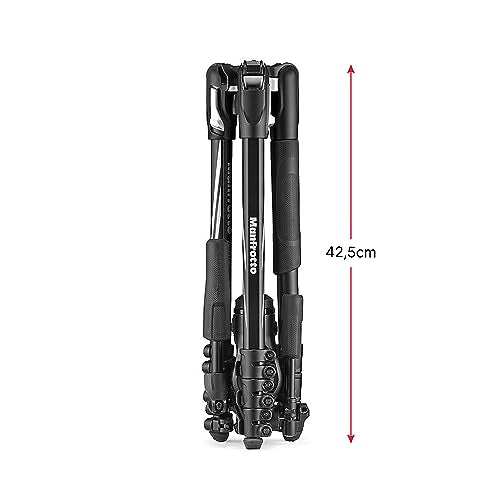 Lowepro Element MII Camera, Trípode de viaje de aluminio con cabezal de bola para cámaras compactas, CSC, DSLR y mochila ProTactic 450AW II para cámaras profesionales, drones, creadores de contenido