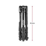 Lowepro Element MII Camera, Trípode de viaje de aluminio con cabezal de bola para cámaras compactas, CSC, DSLR y mochila ProTactic 450AW II para cámaras profesionales, drones, creadores de contenido