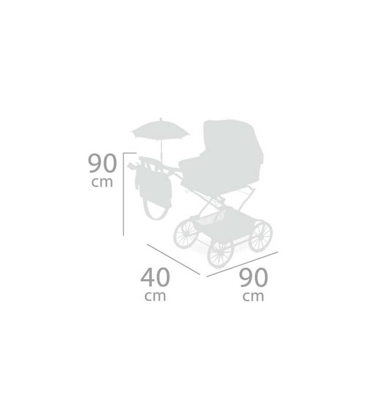 DE CUEVAS TOYS- Sky 82035 Coche paseo muñeca, Multicolor (DeCuevas