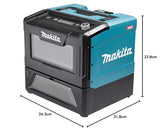 Makita MW001GZ - Microondas con batería, 40 V, máx. 350/500 W, 8 L (sin batería, sin cargador)