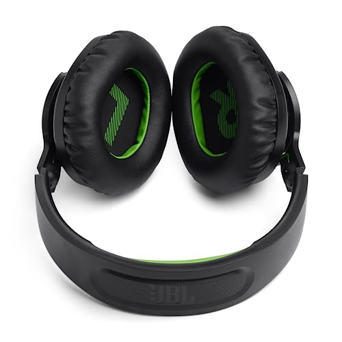 JBL Quantum 360X Auriculares inalámbricos con bluetooth para Xbox, micrófono desmontable, cancelación activa del ruido, QuantumSOUND Signature, 22 horas de batería, negro