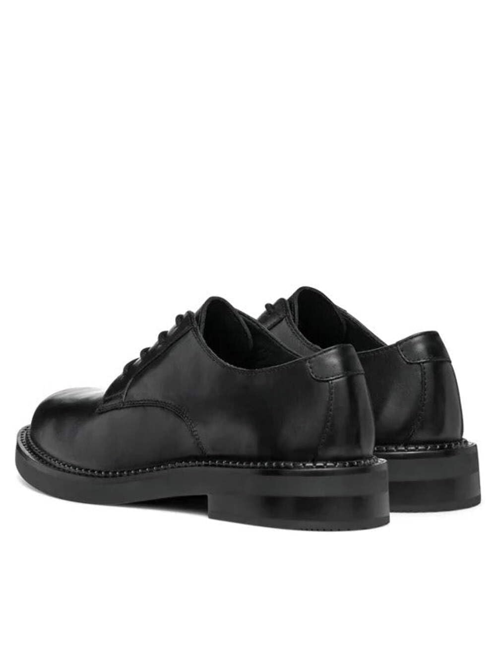 Geox D Serilda E, Oxford Mujer, Negro, 40 EU