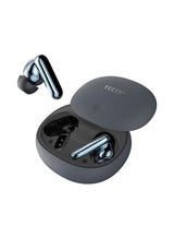 Tecno True 1 TWS Auriculares in-Ear con reducción de Ruido con Graves Profundos, 45 Horas de reproducción, IPX5 Resistente y Compartimento para batería portátil, Gris