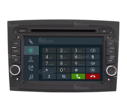 Radio de Coche para Fiat Doblò Android GPS Bluetooth WiFi USB Dab+ Touchscreen 7" 8core Carplay AndroidAuto