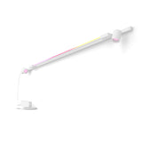 Philips Hue - Kit Perifo Iluminación en carril White and Color Ambiance - Set base de pared (blanco) de 200cm con 2 focos y tubo de luz Gradient - Anclajes incluidos