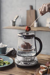 Gastroback Tetera eléctrica 1400W con accesorio para te y baño maría, para café o té 42438