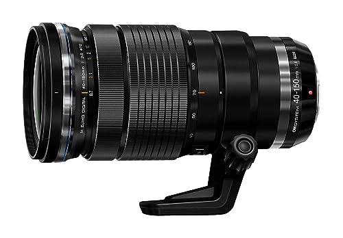 OM SYSTEM Objetivo M.Zuiko Digital ED 40-150mm F2.8 Pro, Teleobjetivo, Adecuado para Todas Las cámaras MFT, Modelos Olympus OM-D y Pen, Serie G de Panasonic, Color Negro, 40-150 mm
