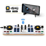 Hercules DJControl Mix - Controladora DJ Bluetooth de 2 pistas para móviles