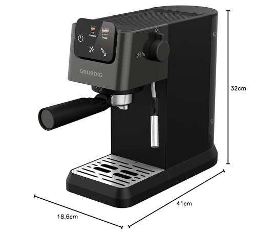 Grundig KSM 4330 Delisia Coffee - Espumador de leche semiautomático, Boquilla para espumar leche