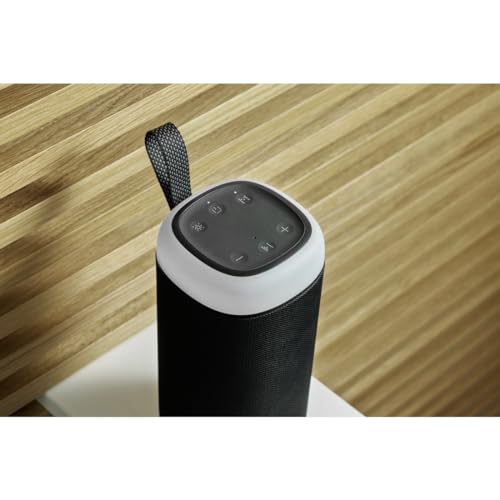 Hama Altavoz Bluetooth 30W, Resistente al Agua IPX4, Efectos de luz LED, 12 Horas de duración de la batería, Caja de música Bluetooth, Negro