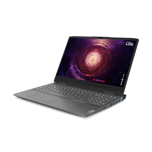 Lenovo LOQ Gen 8 - Ordenador Portátil Gaming 15.6" FHD (AMD Ryzen 7 7840HS, 16 GB RAM, 512 GB SSD, NVIDIA GeForce RTX 4050 6 GB, 144Hz, Wi-Fi 6, Sin Sistema Operativo) Gris - Teclado QWERTY Español