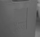Depósito de Polietileno Certificado para Agua Potable paralelepípedo Rectangular bajo Mod. 300 litros Gris Made in Italy