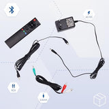 iggual- Altavoces Activos Bluetooth para Ordenador 50W - Altavoz de estantería 2.0. -Home Studio.- Conectividad: Bluetooth 5.3, USB, 2 x RCA (estéreo), HDMI ARC, Óptico Digital Mando a Distancia