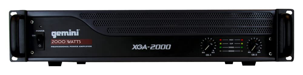 Amplificador PA Gemini XGA-2000 modo puente con limitador 20