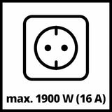 Einhell Aspirador en seco y húmedo TE-VC 2240 SACL (1500 W, 225 mbar, filtro de pliegues HEPA incl. sistema de limpieza de filtro, 40 l, clase de protección frente al polvo L, enchufe automático)