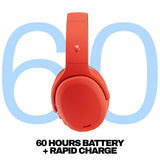 Skullcandy Crusher ANC 2 - Auriculares inalámbricos Bluetooth con Graves multisensoriales, cancelación Activa de Ruido, batería de hasta 60 Horas, micrófono para iPhone Android - Plasma