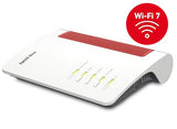 Fritz!Box 4690 (Router Wi-Fi 7 Mesh para conexión de Cable, DSL o Fibra óptica, hasta 6960 Mbps, 1 x 10 Gigabit, 1 x LAN 10 Gigabit, 3 x LAN 2,5 Gigabit, Wi-Fi Mesh, versión Alemana)