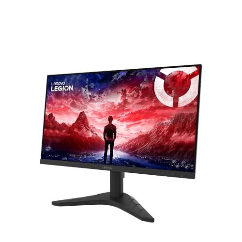Lenovo Legion R24s - Monitor Gaming FHD 23.8" (IPS, Tasa de Refresco 144 Hz, Tiempo de Respuesta 1ms MPRT, 16:9, HDMI 2.1 + DP 1.2, VESA MediaSync - AMD FreeSync, Soporte Inclinable) - Negro