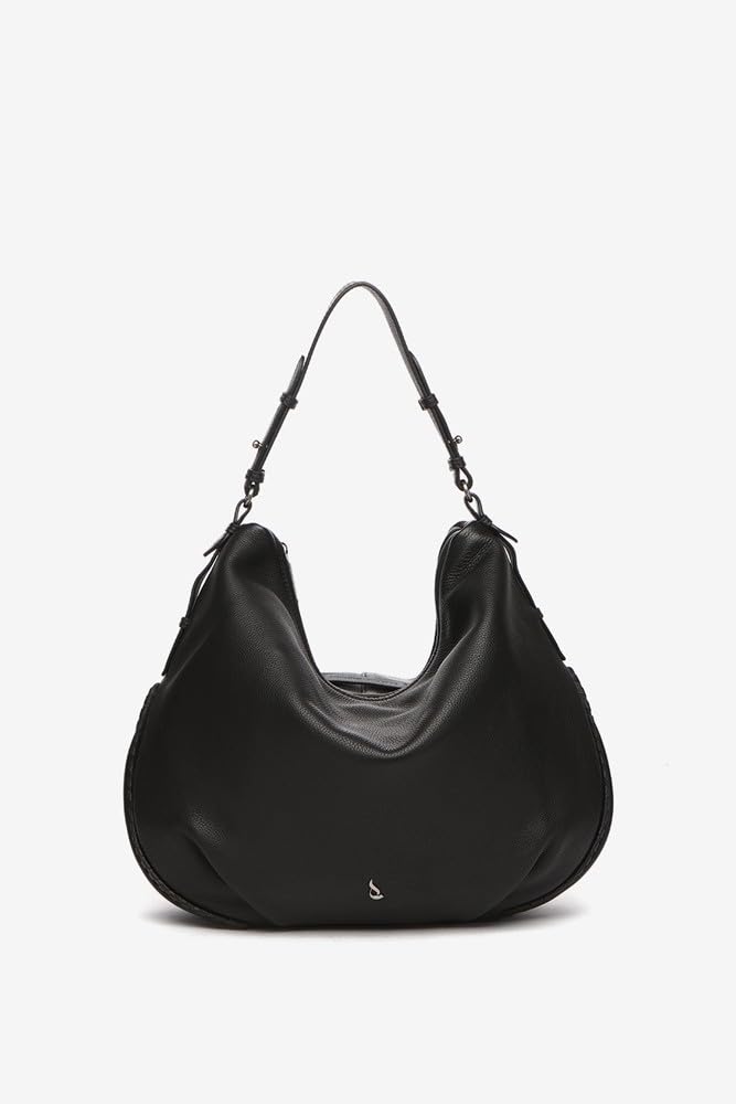 Abbacino Bolso de hombro de piel en negro