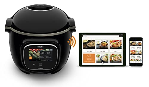 Krups CZ912815 Cook4Me Touch Multicooker, Plástico, Negro