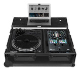 UDG FlightCase Scratch (tocadiscos Battle/PLX-CRSS12 y mezclador de 10 pulgadas/12 pulgadas) Black Plus (portátil, carrito y ruedas)
