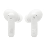 JBL Wave Beam 2, Auriculares True Wireless con cancelación de Ruido Activa, Bluetooth, hasta 40 hrs de autonomía, Sonido Pure Bass, Smart Ambient, Connexion multipunto, Blanco