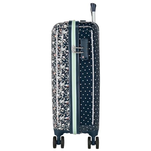 Pepe Jeans Alenka Juego de Maletas Azul 55/68 cms Rígida ABS Cierre TSA 104L 6,64 kgs 4 Ruedas Dobles Equipaje Mano by Joumma Bags