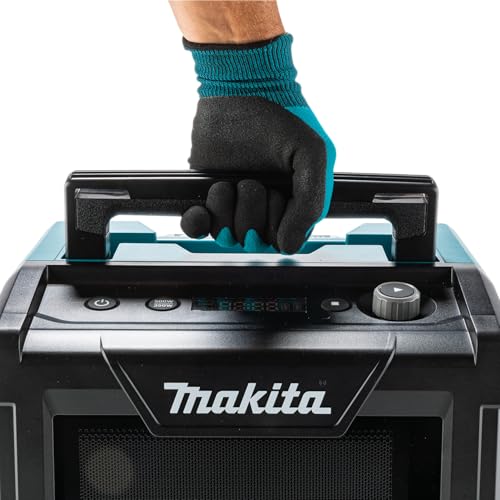 Makita MW001GZ - Microondas con batería, 40 V, máx. 350/500 W, 8 L (sin batería, sin cargador)