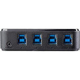 StarTech.com Switch Conmutador USB 3.0 4x4 para Compartir Dispositivos Periféricos