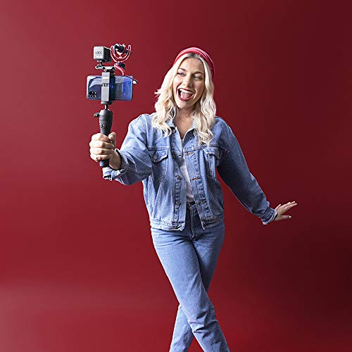 RØDE Microphones VideoMicro Vlogger Kit para teléfonos móviles (conexión de 3,5 mm) (VLOGVMICRO)