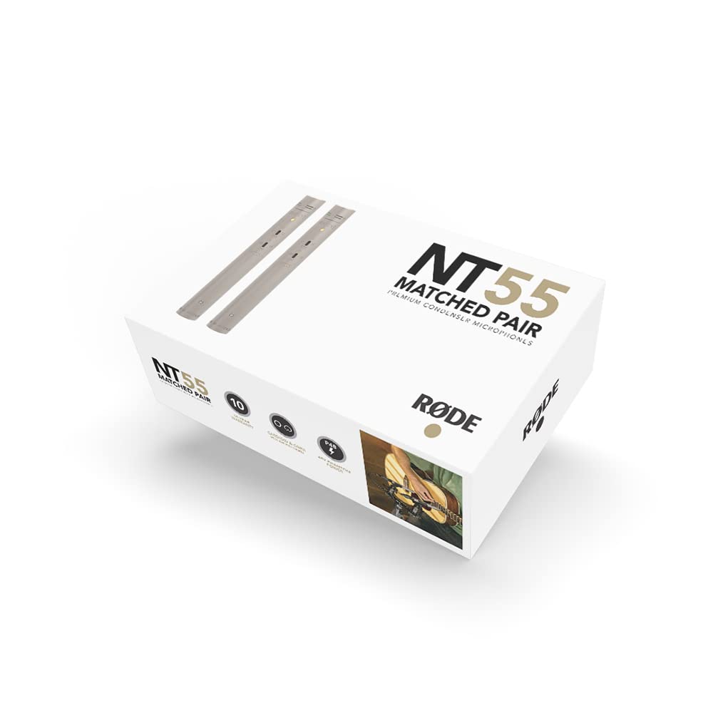 RØDE NT55MP - Nt55-mp 2 microfonos de condensador para grabacion instrumentos