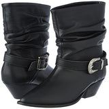 L37 HANDMADE SHOES El Amor es un extraño, Botas Vaqueras Mujer, Black, 36 EU