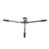 Leofoto - Ranger - Trípode de Carbono para cámaras - Incluye Cabezal esférico - Capacidad de Carga de 6 kg - Pies Extensibles - Altura mínima de 5,7 cm a una Altura máxima de 109 cm - RF-224C+