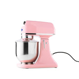 Maxima Máquina de agitación planetaria para Pasteles, Productos pequeños Robot de Cocina MPM 7L Rosa, Acero Inoxidable, 11 Velocidades