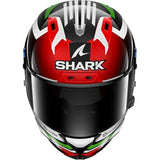 SHARK, Casco Moto Integral AERON GP FIM FIRSTLAP Carbon Red Green DRG, M