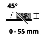 Einhell Sierra de mesa circular TE-TS 315 U (máx. 2200 W, prolongación de mesa plegable, Ø315 x ø30 mm hoja, hoja de sierra inclinable 45°, incl. barra corredera, bloque corredera y herramienta)