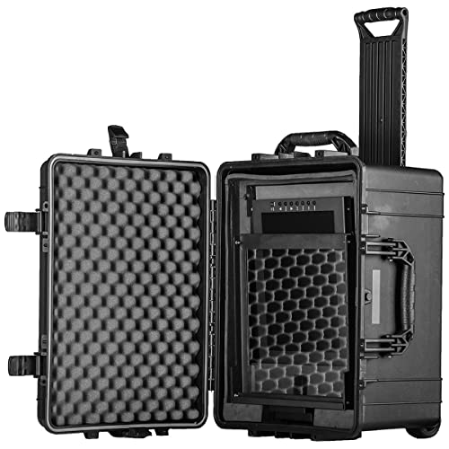 Ikan PT3500-HB-TK - Telefono con funda rígida (15"), color negro
