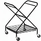 Artesa Verona - Carrito plegable para la colada con cesta, color negro