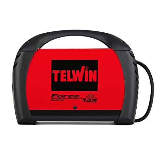 Telwin 815856 Force 145 Soldadora Inverter a Electrodo 150A con Accesorios Soldadura MMA y Maleta Plastico, 230V