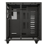 UNYKAch Caja E-ATX Workstation AI Pro 1500 Capaz de Albergar Placas Base con Doble CPU y Dos Fuentes de Alimentación. Admite hasta 4 Tarjetas gráficas y Espacio para 17 Discos Duros