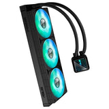 ASUS Prime LC 360 ARGB, Refrigerador líquido para CPU Todo en uno con Zona de Contacto con la CPU y Canales con Aletas, Bloque de Agua con Lentes de Espejo Infinito y Ventiladores ARGB