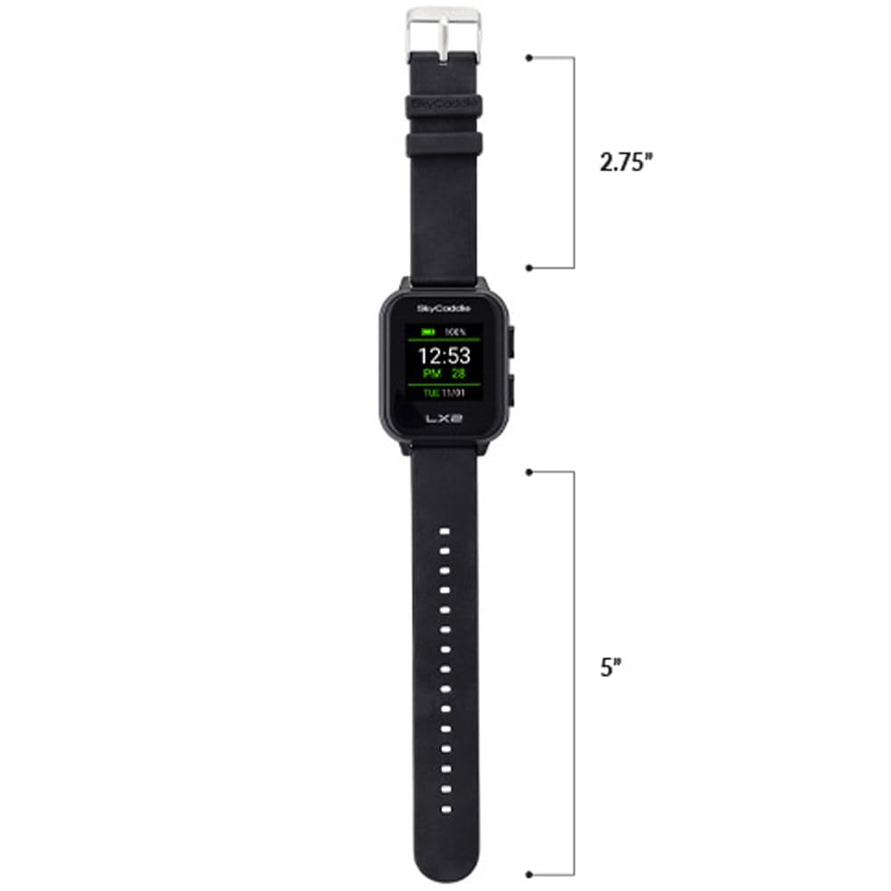 Skycaddie LX2 Tourbook - Reloj de Golf con GPS, Color Negro, Talla única