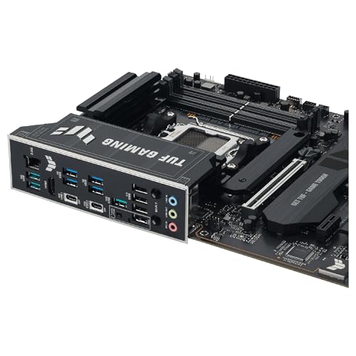 ASUS TUF Gaming X870E-PLUS WIFI7 Placa Base AMD X870E ATX, VRM de 16+2+1 Fases, DDR5, PCIe 5.0, Q-Release Slim, M.2, WiFi 7, USB4 Tipo-C, Aura Sync, AI Cooling II, AI Networking II y AI Overclocking