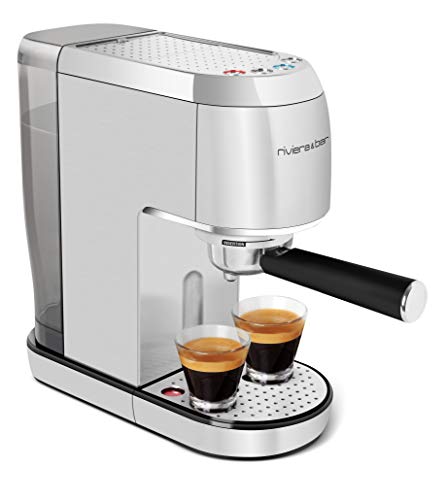 Riviera-et-Bar BCE450 - Máquina automática de expreso, color plateado