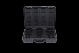 KS Tools 450.5020 Juego de vasos para tuercas ranuradas, pivote interior 9 pzs
